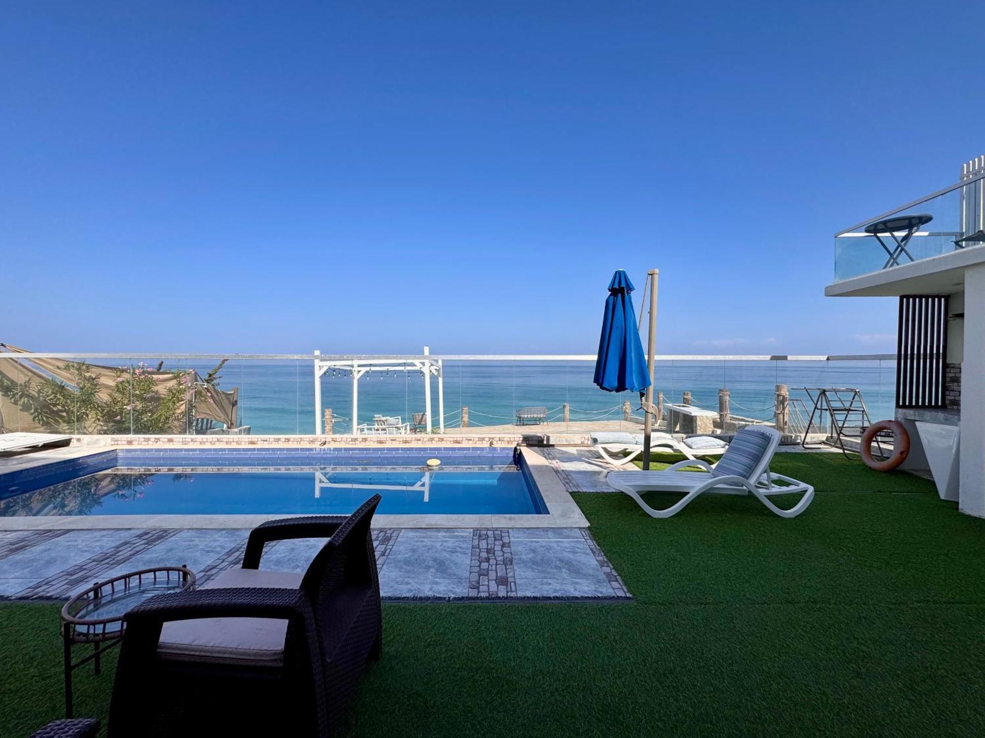 Wadi Shab Beach Villa Sur Exteriör bild