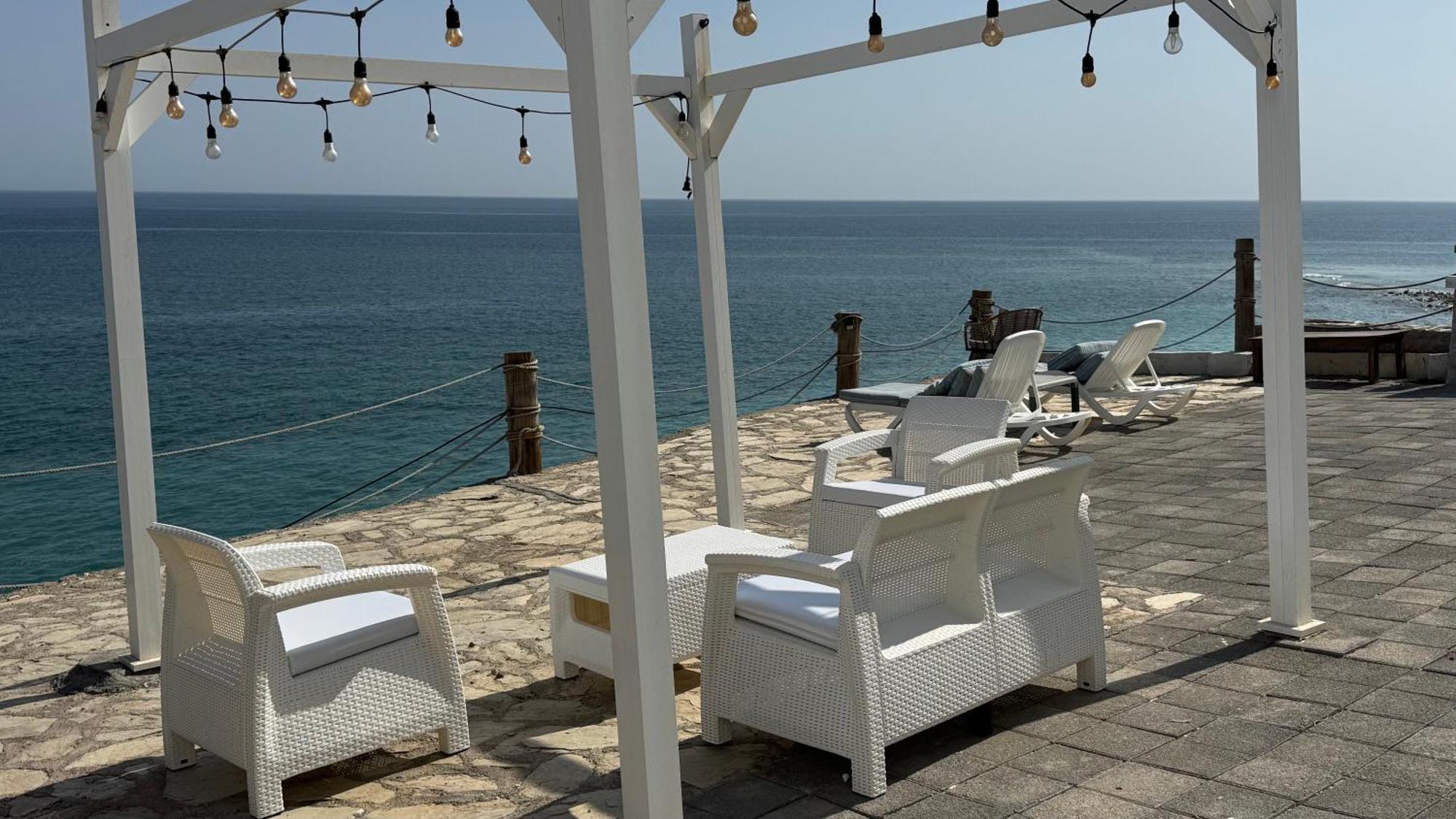 Wadi Shab Beach Villa Sur Exteriör bild